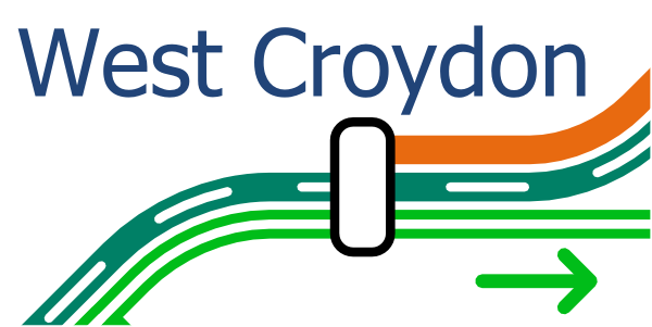 Alternative map of West Croydon Station